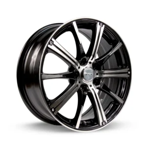 Jante RTX Spark 14x5.5 4x100 ET38 CB73.1 Noire Usinée