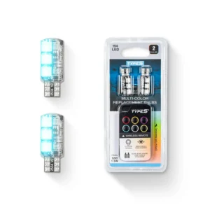 TYPE S - Kit Mini Ampoules LED Multicolores Télécommandées 194_T10